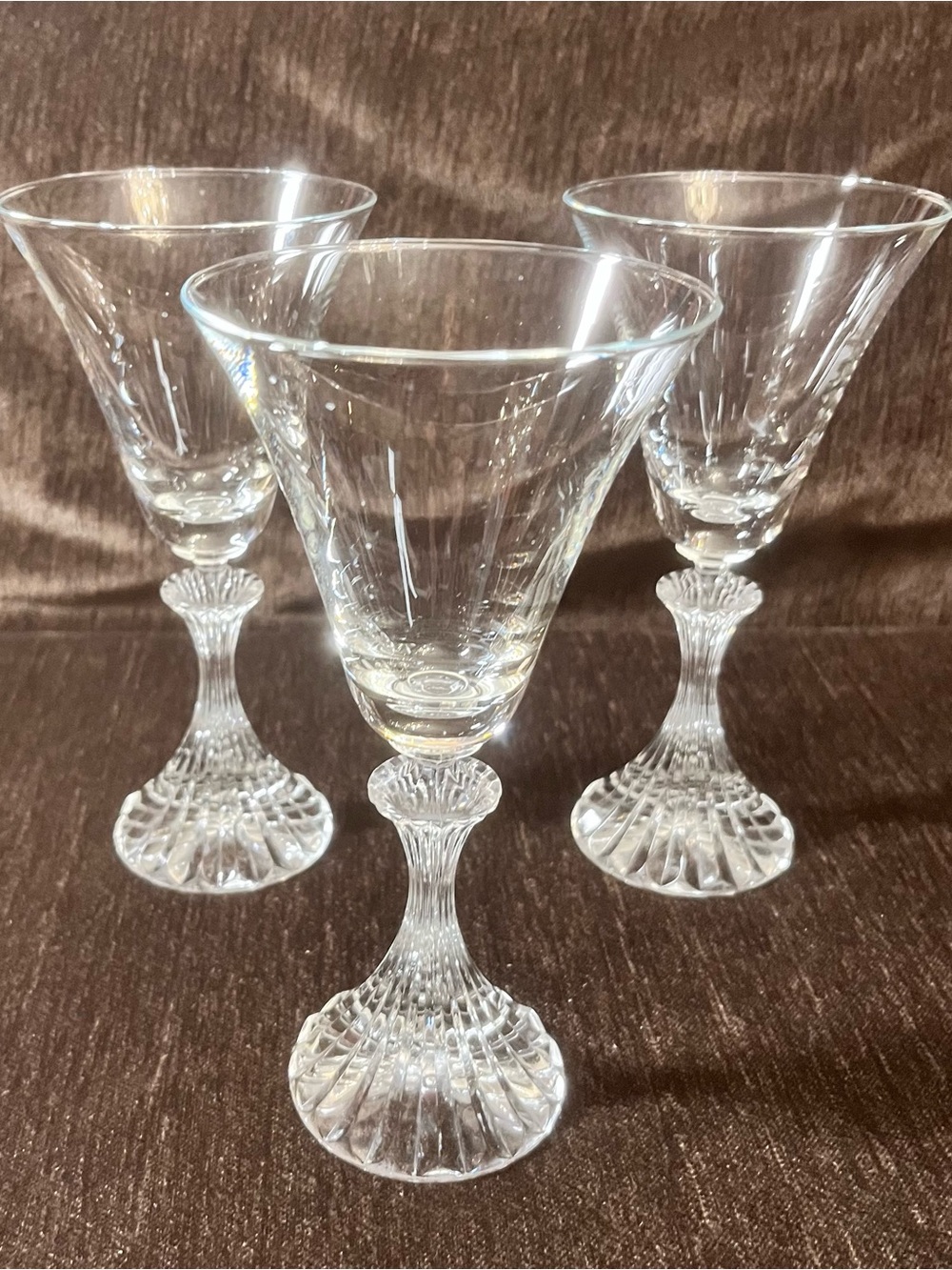 Mikasa Stratton Crystal Wine Glasses - Set of 3